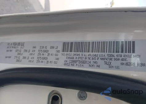 2017 Ram 1500 Longhorn 4X2 5'7 Box из США, поврежденный, VIN 1C6RR6PT5HS820114